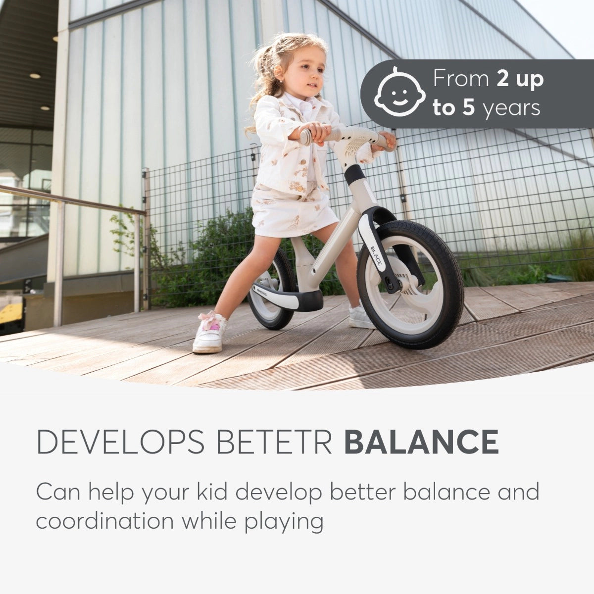 Balansinis dviratis BLACE | BEIGE