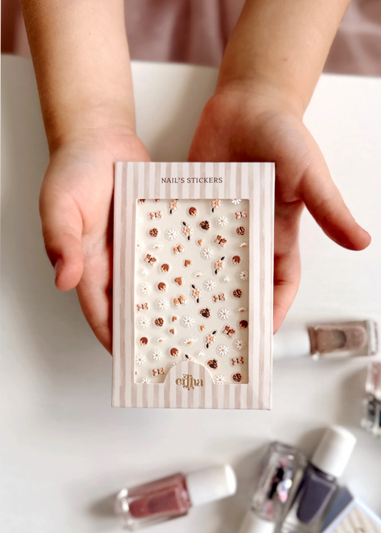 3D vaikiški nagų lipdukai | DRUGELIAI