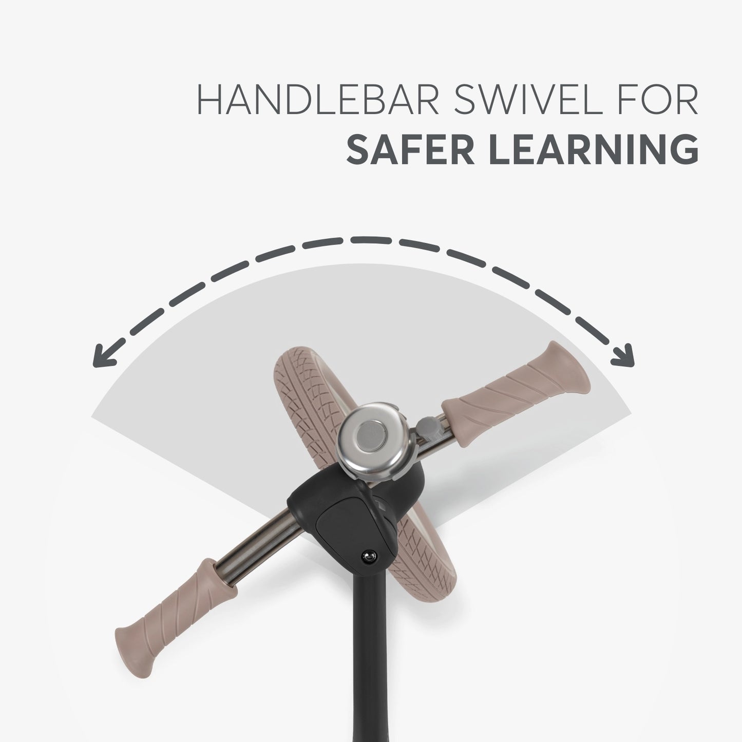 Balansinis dviratis LANSER | JUODAS