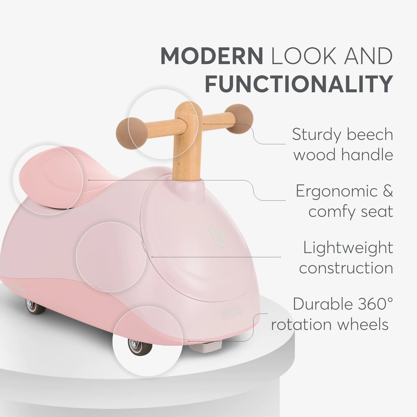 Mašinytė - SIZZY | ROŽINĖ