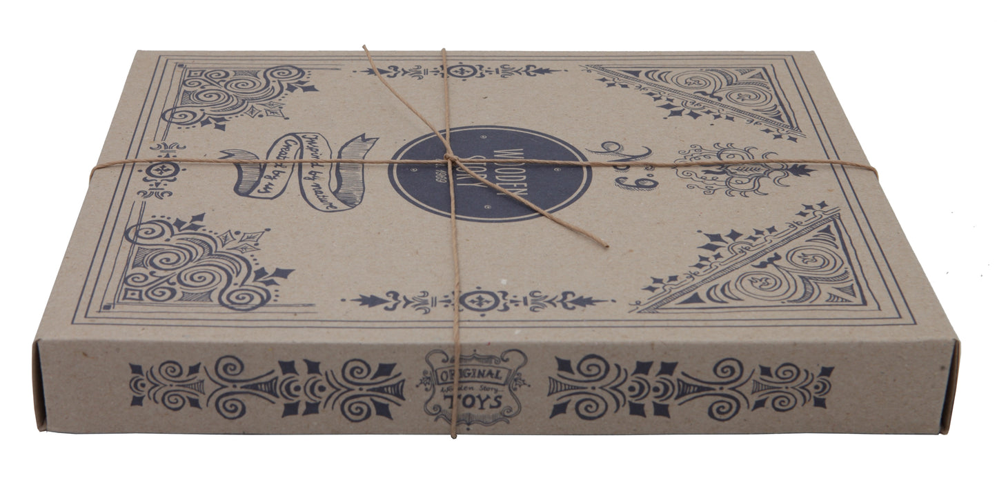 Medinės Montessori kaladėlės | RAINBOW 30vnt.