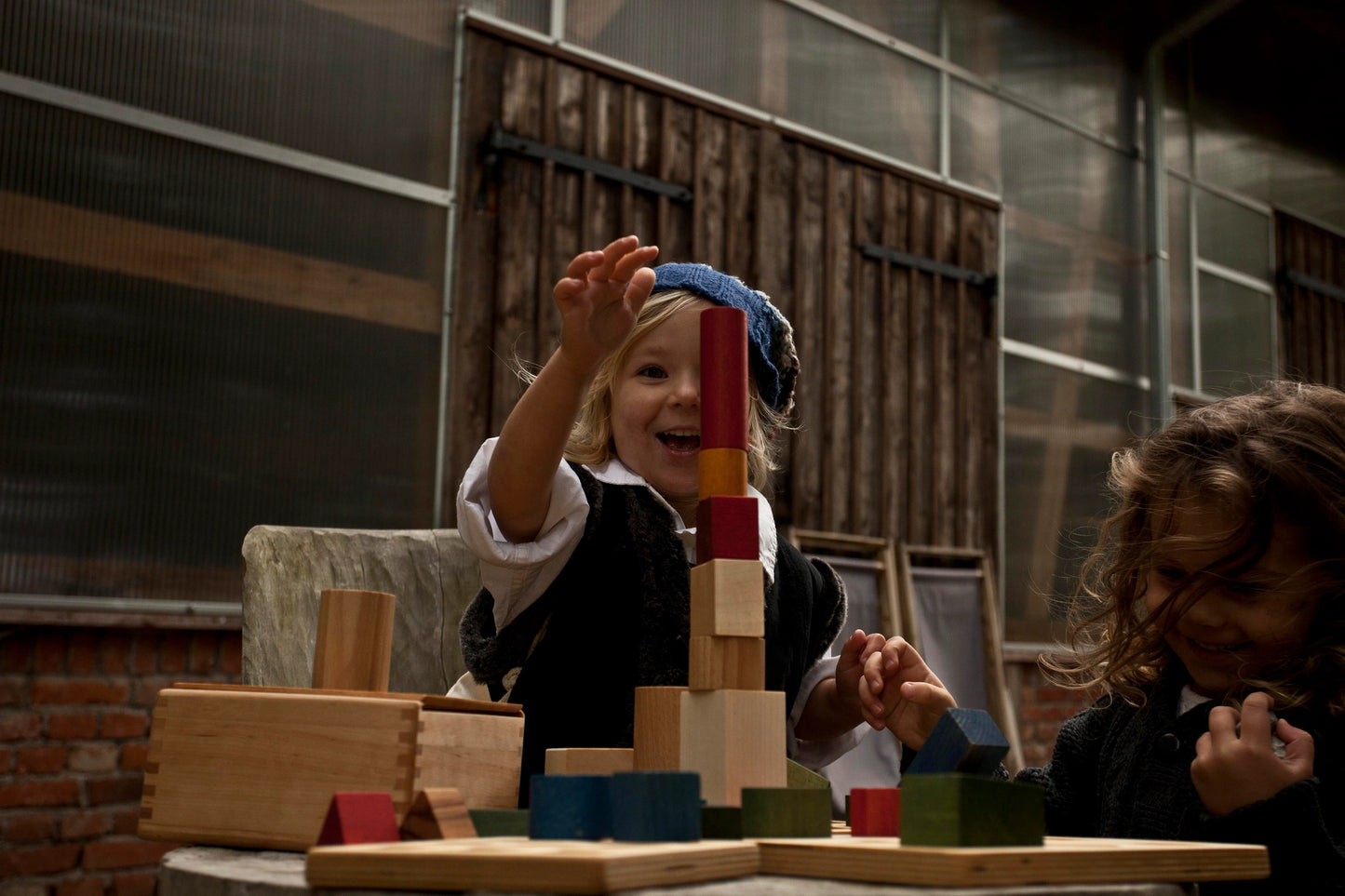 Medinės Montessori kaladėlės | RAINBOW 30vnt.