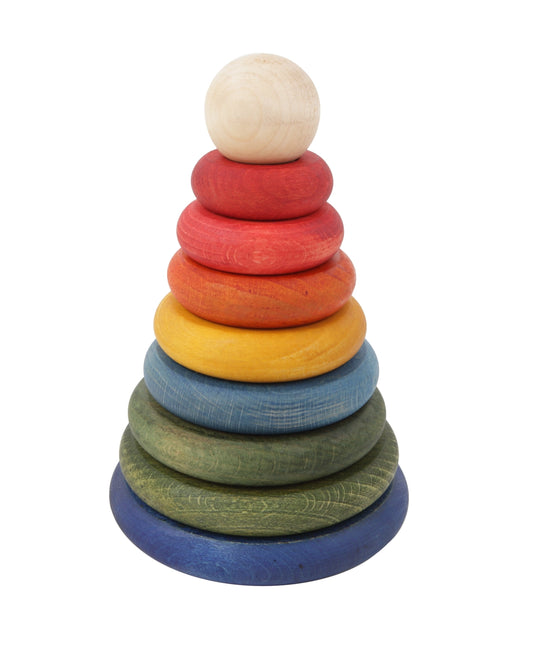 Montessori medinė piramidė | RAINBOW ROUND