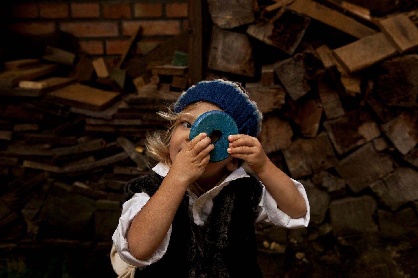 Montessori medinė piramidė | RAINBOW ROUND