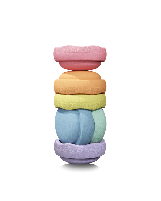 Stapelstein rinknys | ORIGINAL RAINBOW PASTEL